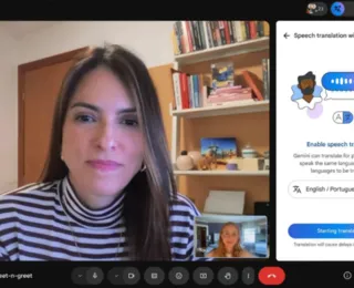 Google anuncia função de tradução simultânea para o português no Google Meet