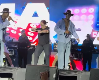 VÍDEO: intérprete de libras 'quebra tudo' em coreografia com Léo Santana