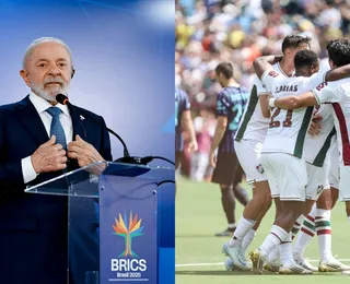 No Brics, Lula revela torcida pelo Fluminense no Mundial; assista