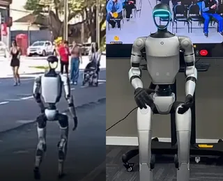 Vídeo: robô humanoide surge de maneira inesperada no Brasil
