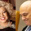 Alcione faz nova revelação íntima sobre ministro Alexandre de Moraes imagem