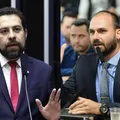Boulos pede expulsão de Eduardo Bolsonaro da Polícia Federal; entenda imagem
