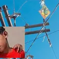Criança morre eletrocutada ao tentar resgatar pipa em poste imagem