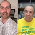 Veja o que Eduardo Bolsonaro disse após ser xingado por Malafaia imagem