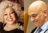 Alcione faz nova revelação íntima sobre ministro Alexandre de Moraes imagem