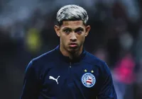 Bahia confirma lesão de Pulga, que pode ser baixa por longo período imagem