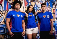 Bahia e Puma lançam uniforme especial inspirado no personagem Superman imagem