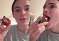 De luxo! Bruna Marquezine ganha morangos do amor de R$ 2.100