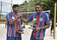 Dupla do Bahia brilha no futevôlei e conquista títulos pelo Brasil