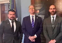 Eduardo Bolsonaro se reúne com secretário do Tesouro dos EUA imagem