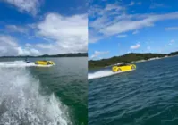 Jet-ski Lamborghini vira sensação em Salvador e surpreende