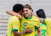 Joia do Bahia com multa de R$ 600 milhões marca e brilha pela Seleção imagem