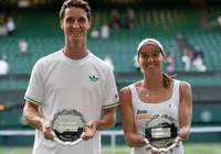 Não deu: Luisa Stefani fica com o vice nas duplas mistas de Wimbledon