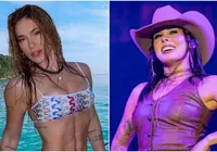 O que rolou? Virginia e Ana Castela se encontram no mesmo camarote imagem