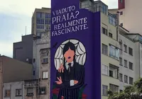 Prefeitura aplica multa de R$ 190 mil em prédio com mural de Wandinha
