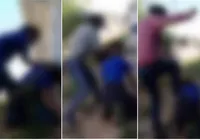 Vídeo: aluna é torturada com chutes e pauladas dentro de escola no MT imagem