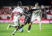 Em noite de estreias, Vitória perde para o São Paulo imagem