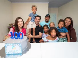 Programa social entrega reforma de centésima residência em LEM - Imagem
