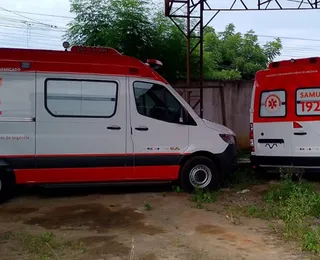 Ambulâncias do Samu estão abandonadas em Itaberaba