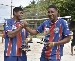 Dupla do Bahia brilha no futevôlei e conquista títulos pelo Brasil