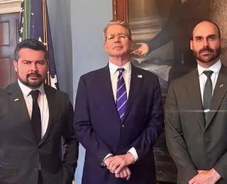 Eduardo Bolsonaro se reúne com secretário do Tesouro dos EUA