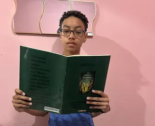Estudante baiano publica livro de fábulas aos 12 anos
