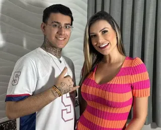 Andressa Urach sugere e filho aumenta tamanho do pênis: "Detalhe importa"