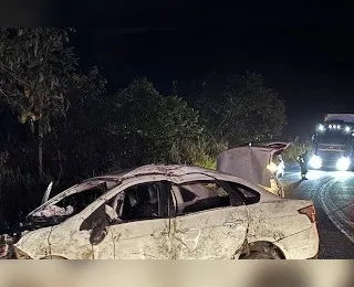 Motorista embriagado provoca acidente e mata a própria irmã na Bahia