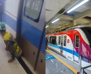 Gari que ficou preso no metrô recebe alta dois meses depois