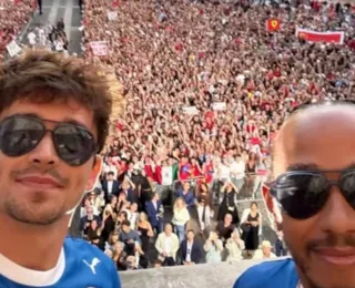Mesmo sem pontuar, ferraristas lotam Milão para ver a dupla da equipe
