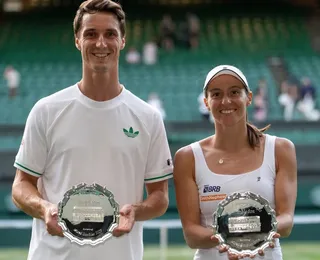 Não deu: Luisa Stefani fica com o vice nas duplas mistas de Wimbledon