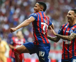 Nome do penta do Bahia, Tiago projeta mais hat-tricks após façanha