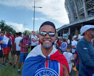 “O verdadeiro penta é do Bahia”: festa tricolor esquenta Fonte Nova