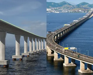Salvador-Itaparica x Rio-Niterói: conheça as diferenças entre as maiores pontes do país