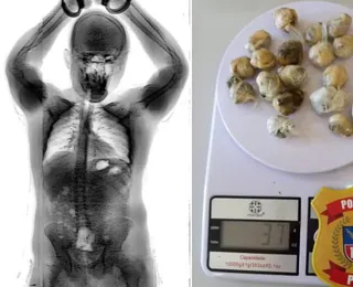 Preso é flagrado com maconha no intestino em presídio na Bahia