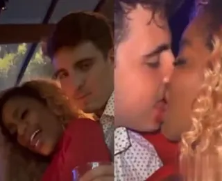SBT ironiza Cariúcha após beijo em filho de Gugu: "Pintinho Amarelinho"