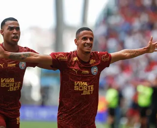 Sob os olhares de Ancelotti, Bahia vence o Santos com golaço de Juba