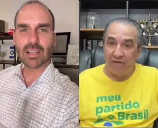 Veja o que Eduardo Bolsonaro disse após ser xingado por Malafaia