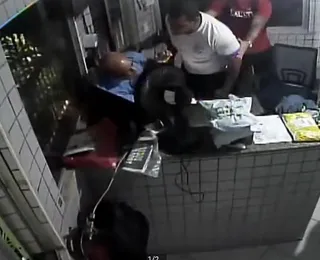 Vídeo: porteiro é agredido e enforcado por ex-policial militar