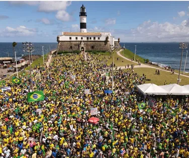 Farol da Barra será palco de ato contra governo Lula em Salvador - Imagem