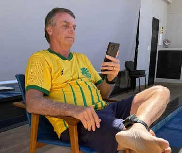Bolsonaro tentou romper tornozeleira eletrônica com item inusitado - Imagem