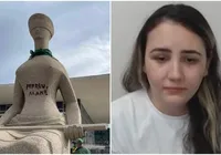 “Perdeu, mané”: mulher que vandalizou estátua cumprirá pena em casa
