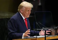 Vídeo: Trump passa por 'perrengue' antes de discurso na ONU