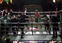 Vídeo: luta entre Popó e Wanderlei termina em pancadaria generalizada