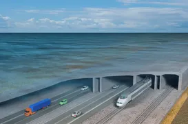 Primeiro túnel submerso do Brasil vai ligar cidades do litoral em 5 minutos - Imagem