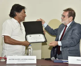 Intelectual indígena, Ailton Krenak recebe título de honra da UFBA