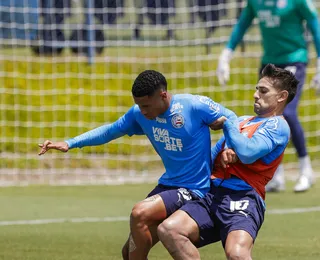 Bahia: atacante volta de lesão e treina com o grupo antes de jogo contra o Ceará