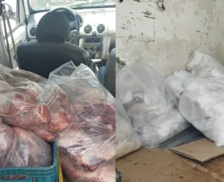 Clandestino: mais de 300 kg de carnes com insetos são apreendidas em caminhão