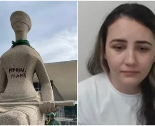 “Perdeu, mané”: mulher que vandalizou estátua cumprirá pena em casa