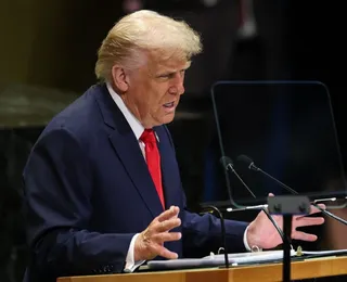 Vídeo: Trump passa por 'perrengue' antes de discurso na ONU